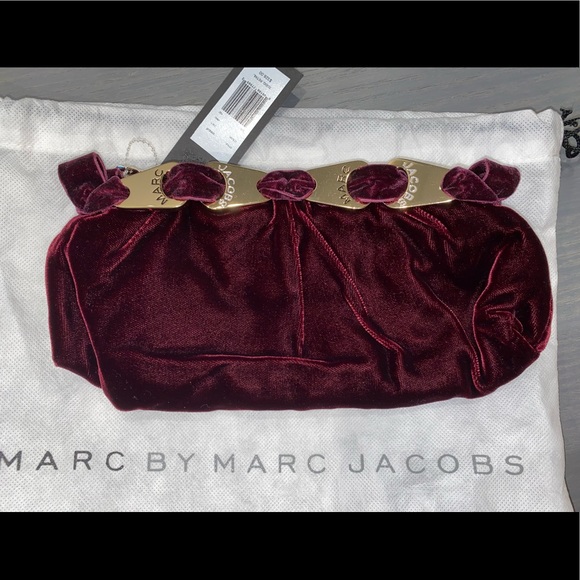 NWT Marc by Marc Jacobs Velvet Clutch - Picture 1 of 7